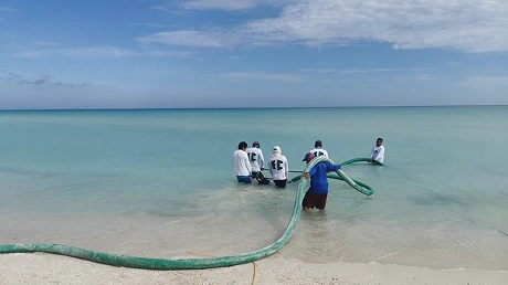 Levantamiento de perfiles de playa